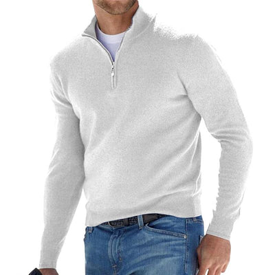 Pull Demi-Zip en Maille Premium