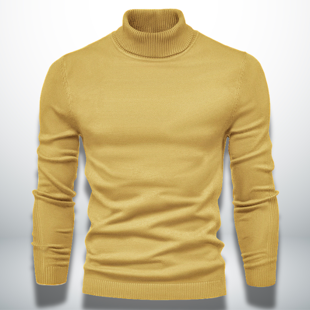 Chaleur Élégante – Pull Col Roulé