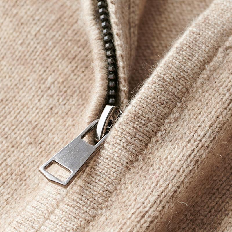 Pull Demi-Zip en Maille Premium