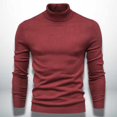 Chaleur Élégante – Pull Col Roulé