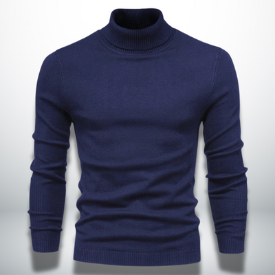 Chaleur Élégante – Pull Col Roulé