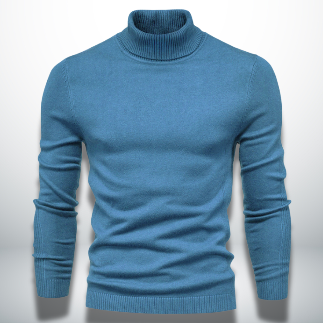 Chaleur Élégante – Pull Col Roulé