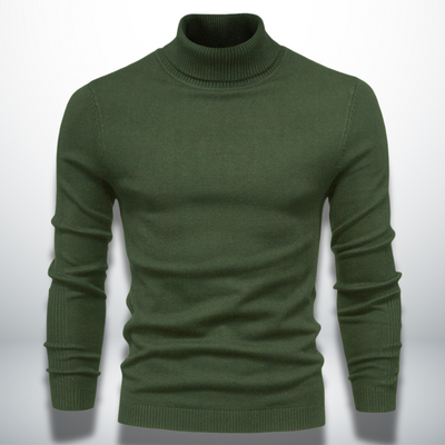 Chaleur Élégante – Pull Col Roulé