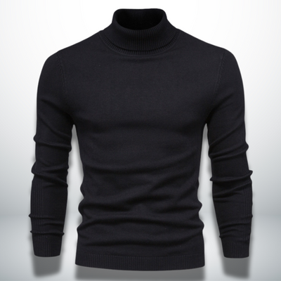 Chaleur Élégante – Pull Col Roulé
